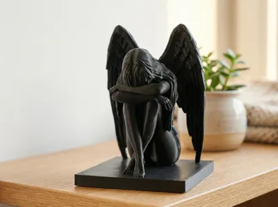 مجسمه فرشته غمگین